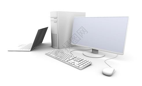 膝上型和桌面电脑屏幕光盘纯平技术电子键盘硬件监视器宽屏工作站图片