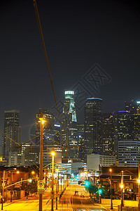 洛杉矶市风景城市天际运输街道办公室金融摩天大楼旅行市中心景观图片