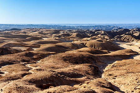 纳米比亚月亮景色全局的幻影式纳米比亚月光景观假期旅游日光航程蓝色全景场景旅行月球火山图片