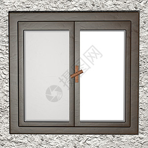特写窗口建筑学控制板白色木头空白玻璃房间住宅窗台太阳图片