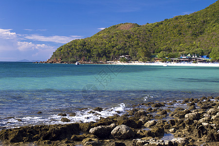 高连天空风景摩托车海浪季节岛屿享受阳光蓝色文化图片