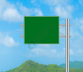 路标概念蓝色白色木板市场天空商业交通图片
