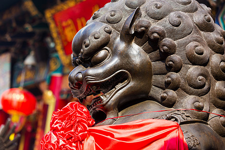 中国狮子雕像力量建筑学监护人宝塔文化艺术历史宗教寺庙雕塑图片