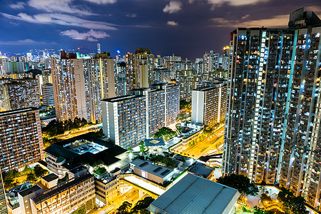 香港市的夜生活图片