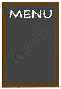 粉笔板菜单咖啡店黑色材料木板黑板午餐用餐桌子餐厅框架图片
