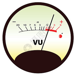 回合VU计算器测量噪音磁带工作室展示压力艺术立体声分贝技术图片