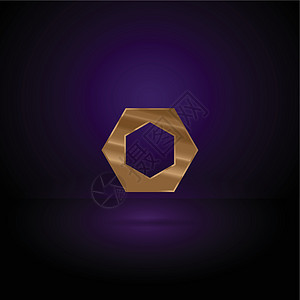 金色金属符号紫色几何学工具金子图片