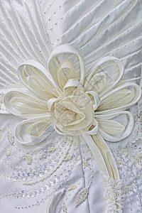 婚纱结衣材料织物花边婚礼女士丝绸亮片裙子结婚新娘图片