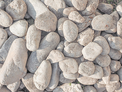 石头背景碎石圆形材料岩石灰色图片