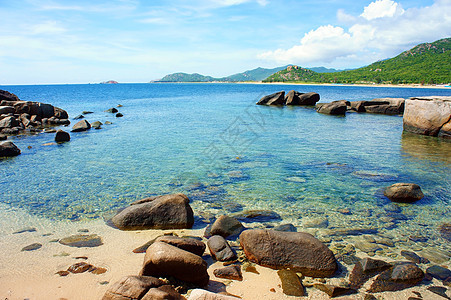 越南海滩 越南生态旅游组织越南风景海岸沿海农村海洋场景印象石头蓝色空气图片