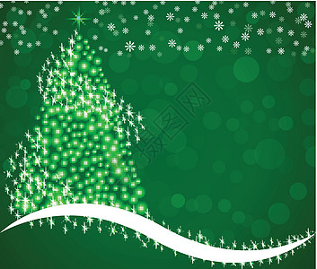 绿色背景和光明的圣诞日活动图片