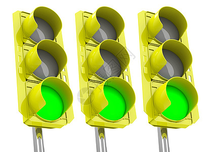 绿色交通灯绿灯红绿灯自由图片