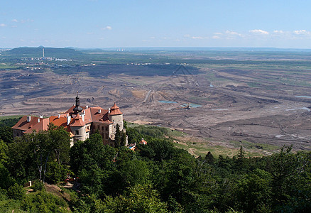 煤矿和杰泽里城堡 捷克图片