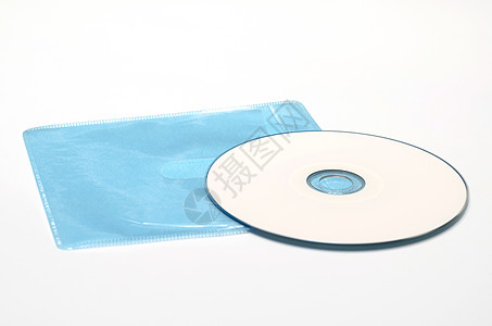 蓝色塑料Dvd案件盒子电脑软件圆圈光盘贮存电影白色音乐袖珍图片