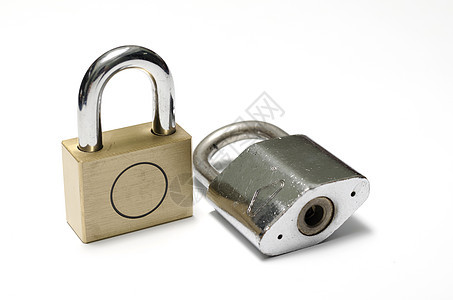 挂锁保障隐私圆形安全金属金子钥匙黄色白色合金图片