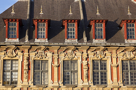 法国北帕德卡莱州里尔建筑建筑学旗帜旅游建筑物晴天旅行图片