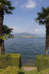 意大利皮埃蒙特 马吉奥雷湖旅行建筑学旅游岛屿建筑环球晴天图片