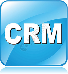 Crm 图标技术管理按钮商业顾客蓝色网站标签网络正方形图片