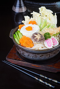 日美菜 背景的面条白色美食绿色大豆蔬菜棕色海鲜拉面烹饪炒面图片