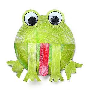 纸张青蛙艺术玩具绿色工艺品文化爱好工艺图片