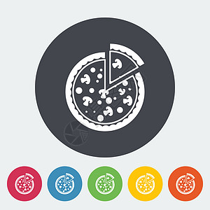 披萨平面 ico图标集酱料面团菜单午餐卡通片美食饮食糕点香肠图片