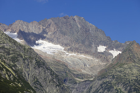 山脉顶峰天气蓝色旅游高山冒险风景爬坡天空场地图片