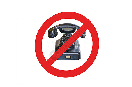 标志-没有手机-禁止打电话图片