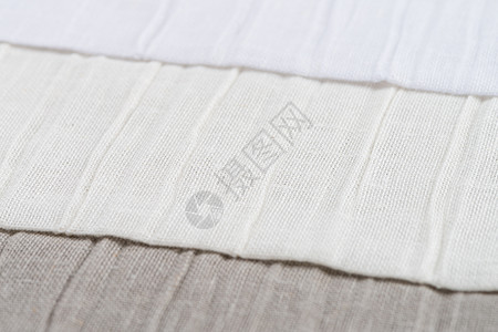 白色结构纹理织物针织帆布床单麻布宏观编织材料解雇亚麻图片