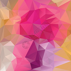 粉红色正红多边形三角形图案背景图片