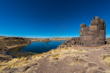 普诺秘鲁普诺的秘鲁安第斯大湖地产的硅墓历史性地标普诺风景建筑学废墟考古学名胜旅行图片