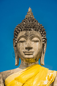 佛像肖像曼谷 T名胜雕像地标风景佛教徒旅行宗教寺庙雕塑背景图片