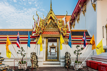 寺庙内泰国佛教徒宗教风景旅行庭院地标名胜图片