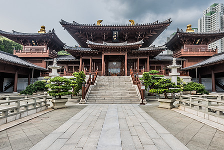 院子 香港九龙旅行风景地标宗教建筑物寺庙宝塔名胜建筑学佛教徒图片