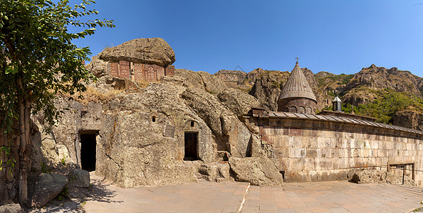 寺庙教会大教堂旅行绘画院子宗教纪念碑遗产文化场景高清图片