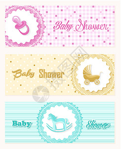 婴儿淋浴标语设计图片