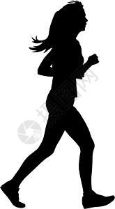 脚印上的赛车手 女性 矢量图男性团体短跑运动员街道优胜者游戏跑步竞赛训练图片