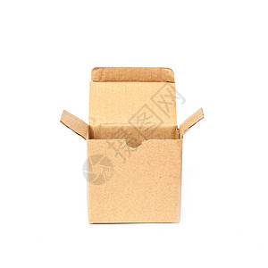 白色背景上的纸框回收纸盒包装商品贮存正方形仓库盒子船运货物图片