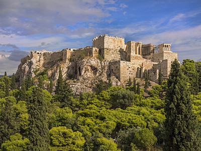 雅典大都会假期大理石旅游艺术首都爬坡道蓝色纪念碑历史旗帜图片