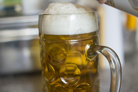 孤立对象酒精啤酒泡沫饮料玻璃液体泡沫状图片