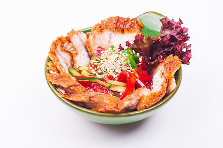 Eeel 沙拉晚餐芝麻午餐海鲜盘子熟鱼蔬菜烹饪静物熏制图片