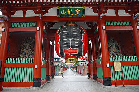 泽草寺庙旅行崇拜首都异国灯笼情调神社红色宗教城市图片