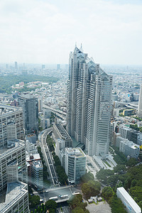 东京市摩天大楼商业建筑办公室地标天线交通天空旅行建筑学图片