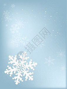 落雪雪花插图季节性下雪艺术品绘画背景图片