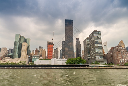 纽约大楼 曼哈顿天线大街建筑物城市建筑摩天大楼建筑学玻璃街道景观日落图片