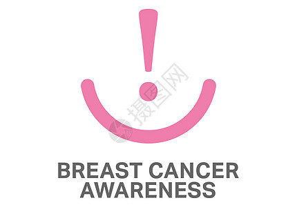 乳腺癌认识宣传教育信息女性机构粉色健康胸部图片