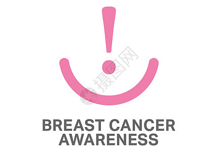 乳腺癌认识宣传教育信息女性机构粉色健康胸部背景图片