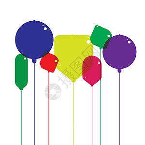 比扎尔气球飞行装饰艺术品风格紫色插图传单气泡蓝色作品图片