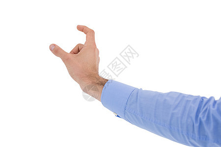 商务人士手握手举手的介绍蓝色推介会职业人士手臂手势衬衫套装商务公司图片