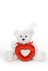 与心脏框架相容镜框订婚玩具熊红色白色图片