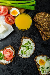 健康点心食物饮食农业生活燕麦小麦种子早餐粮食奶油图片